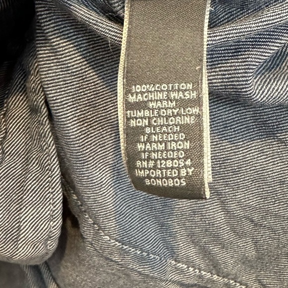 Bonobos tailored slim fit  button down shirt size small - Picture 5 of 6